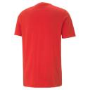Classics Men's Logo T-Shirt in High Risk Red, Size Small, Cotton/Polyester by Puma