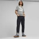Classics Men's Logo T-Shirt in Medium Gray Heather, Cotton/Polyester by Puma