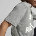 Classics Men's Logo T-Shirt in Medium Gray Heather, Cotton/Polyester by Puma
