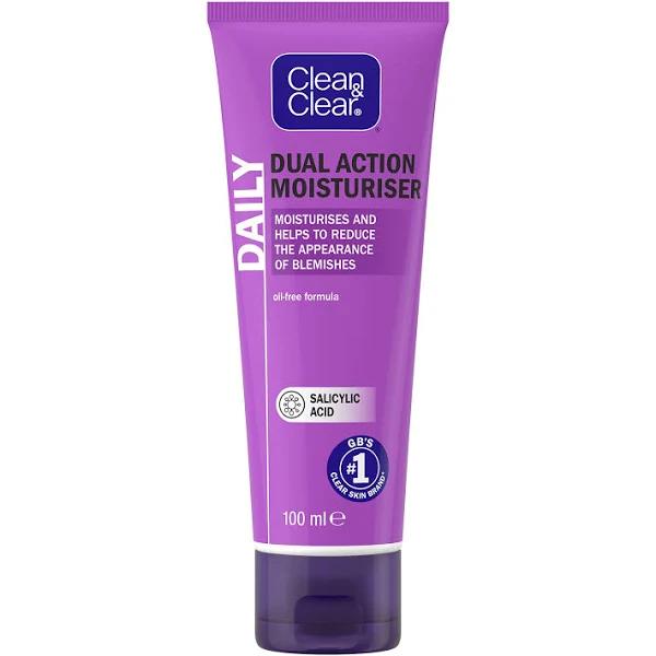 Clean & Clear Dual Action Moisturiser, 100ml