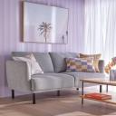Cleo Fabric Sofa Pepper by Freedom