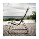 Click Outdoor Lounge Chair - Multicolour Blue Stripe by Houe