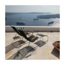 Click Outdoor Lounge Chair - Multicolour Blue Stripe by Houe