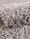 Cloud Gray Solid Shag Rug 7x10