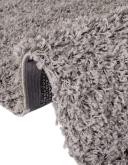 Cloud Gray Solid Shag Rug 7x10