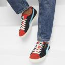 Clyde OG Unisex Sneakers in Black/for All Time Red, Size 9.5 by Puma