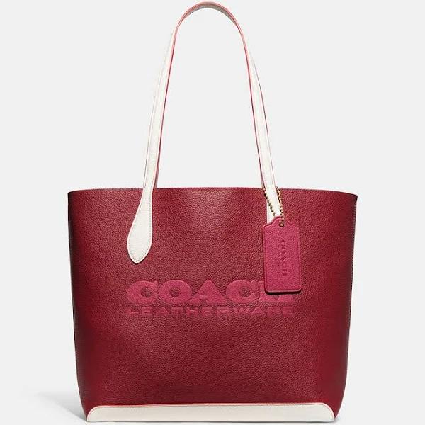 Coach Kia Leather Tote Bag