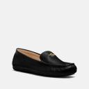 Coach Marley Leather Driver Black Shoes