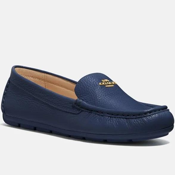 Coach Marley Leather Driver Size: 4, COL: True Navy