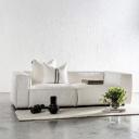 Coburg Sofa | 3 Seater + 4 Seater | Stowe White