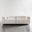 Coburg Sofa | 3 Seater + 4 Seater | Stowe White