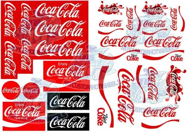 Coca-Cola Decal Pack - 1:18