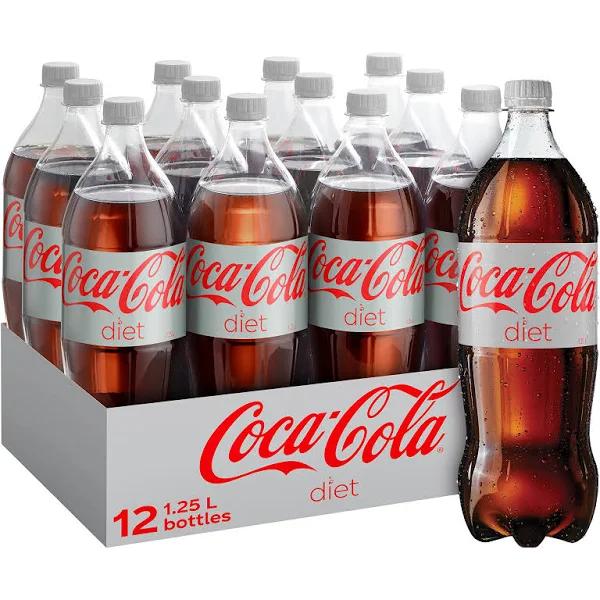 Coca Cola Diet Bottle 12X1.25LT