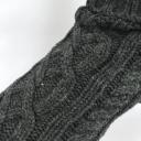 Coco & Pud Cable Dog Sweater - Slate Grey