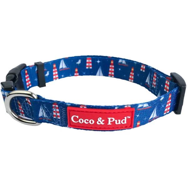 Coco & Pud Hamptons Dog Collar M