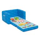 Cocomelon Cozee Flip-out Chair - 2-in-1 Convertible Sofa to Lounger for Kids by Delta Children
