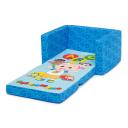 Cocomelon Cozee Flip-out Chair - 2-in-1 Convertible Sofa to Lounger for Kids by Delta Children