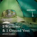 Coleman Sundome 6-Person Camping Tent - Spruce Green