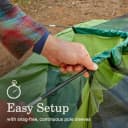 Coleman Sundome 6-Person Camping Tent - Spruce Green