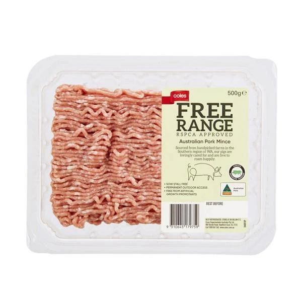 Coles Free Range Pork Mince