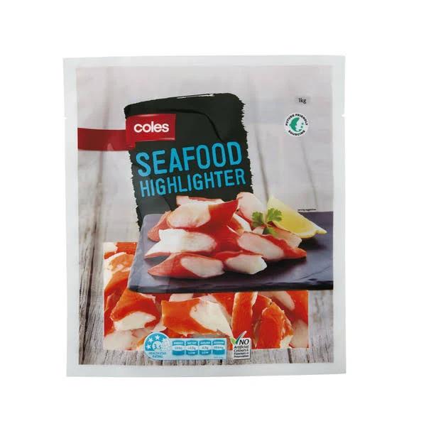 Coles Frozen Seafood Highlighter 1kg