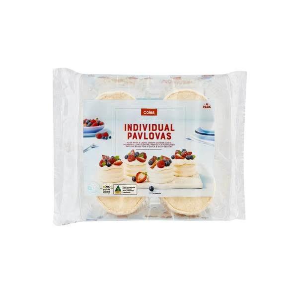 Coles Individual Pavlova 4 Pack