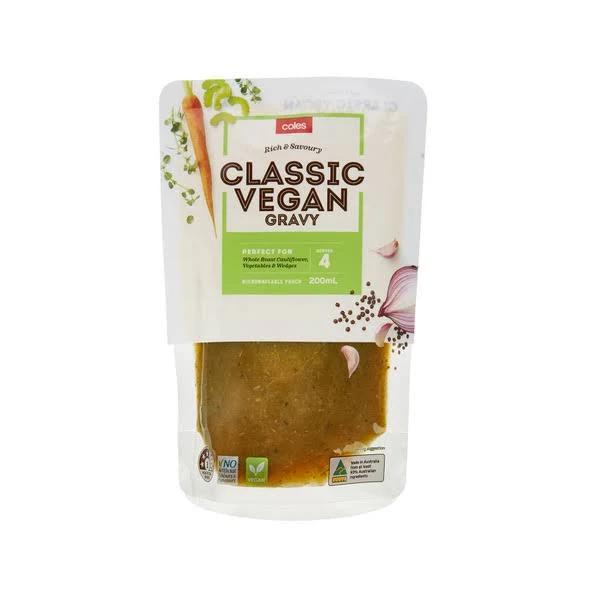 Coles Premium Vegan Gravy 200ml
