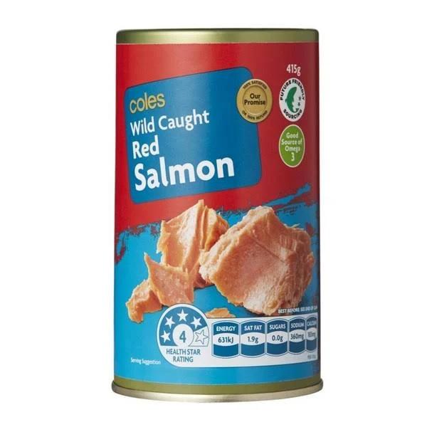 Coles Red Salmon 415g