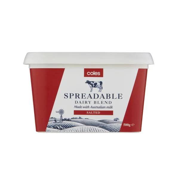 Coles Spreadable Dairy Blend 500g