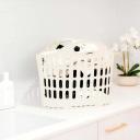 Collapsible Laundry Basket White