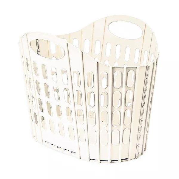 Collapsible Laundry Basket White