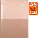Collins A5 Vanessa Day to A Page 2022 Diary - Rose Gold - AfterPay & zipPay Available