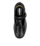 Colorado Spire Snr Black Leather Black Girls School Shoes Kids Shoes