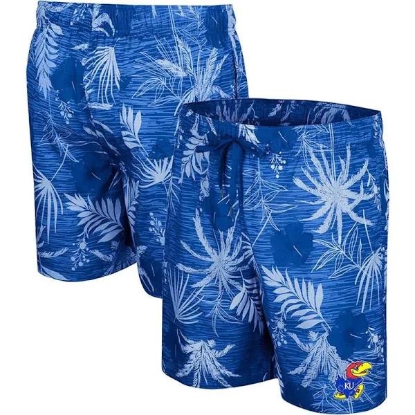 Colosseum Royal Kansas Jayhawks What Else Is New Swim Shorts