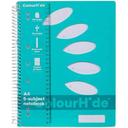 Colourhide 5 Subject Notebook 250 Pages Navy