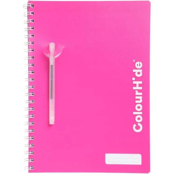 Colourhide My Trusty Notebook 120 Page A4 Pink