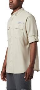 Columbia Blood and Guts III Long Sleeve Shirt Fossil - Large