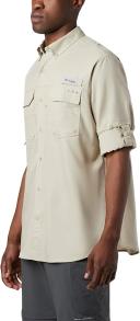 Columbia Blood and Guts III Long Sleeve Shirt Fossil - x Large