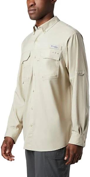 Columbia Blood and Guts III Long Sleeve Shirt Fossil - x Large