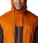Columbia Flash Challenger Lined Windbreaker, Black/Warm Copper / L