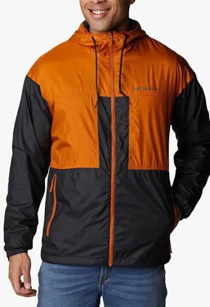 Columbia Flash Challenger Lined Windbreaker, Black/Warm Copper / L