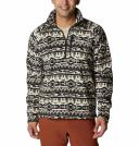 Columbia Men's Fast Trek Printed Half Zip Fleece Ancient Fossil M