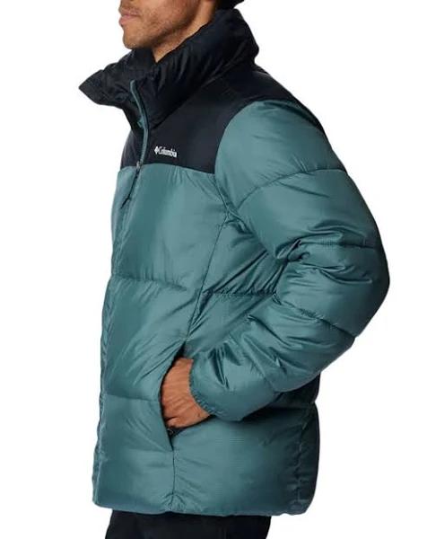 Columbia Mens Puffect II Puffer Jacket - Metal/Black