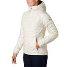 Columbia Powder Lite Hooded Jacket Chalk Xs