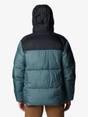 Columbia Puffect Hooded Jacket - Metal & Black