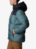 Columbia Puffect Hooded Jacket - Metal & Black