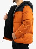 Columbia Puffect Hooded Jacket - Warm Copper & Black
