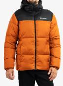 Columbia Puffect Hooded Jacket - Warm Copper & Black