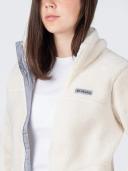 Columbia West Bend Full Zip Fleece White Women - XL