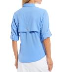 Columbia Women's Tamiami II Long Sleeve Fishing Shirt Whitecap 2XL